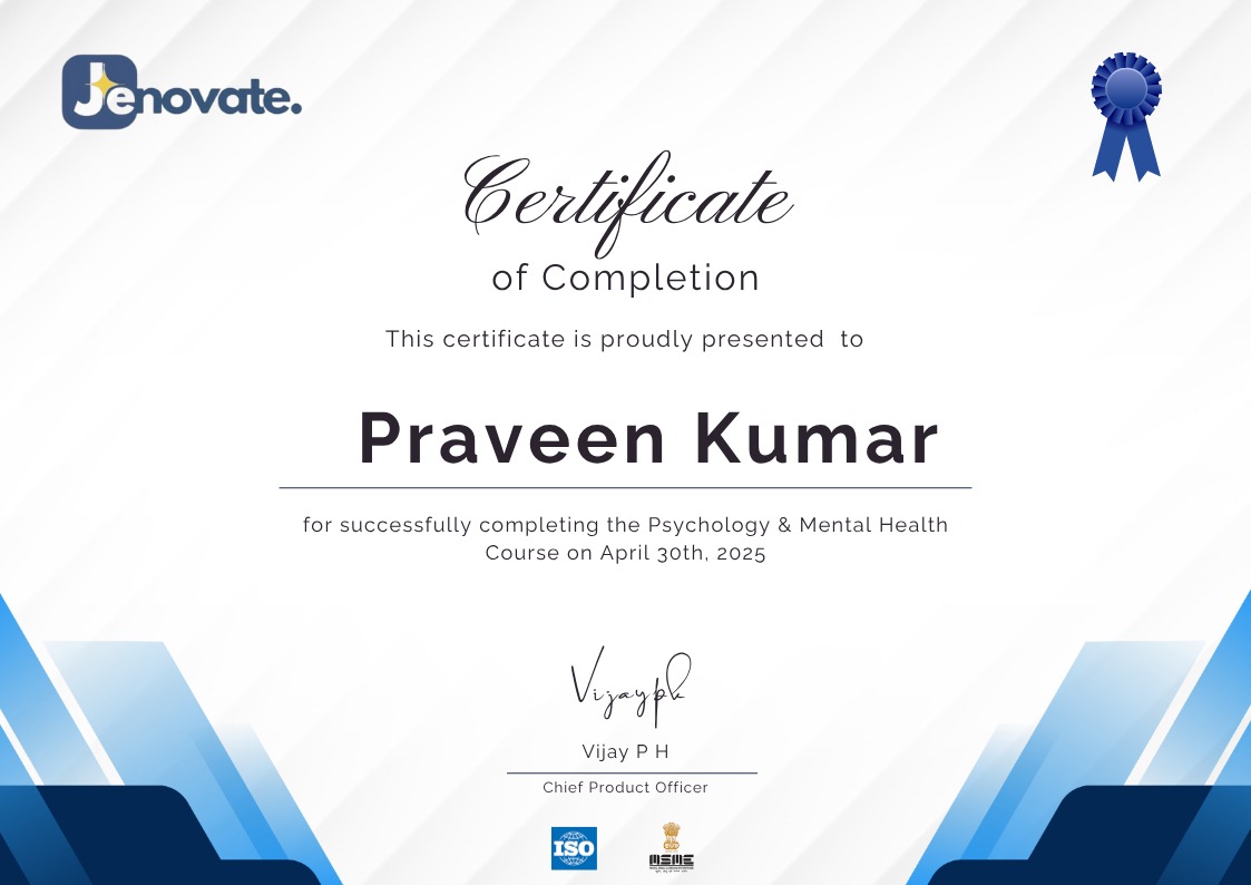 Satisfaction Certificate